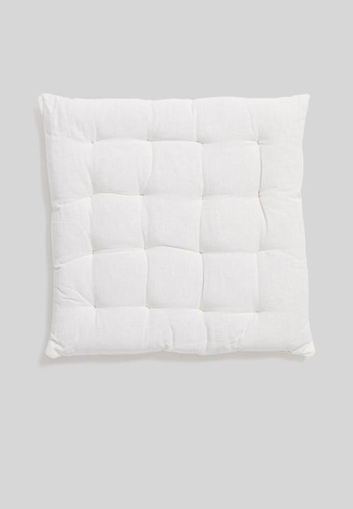 H&S - Essential seat cushion set of 2 - white