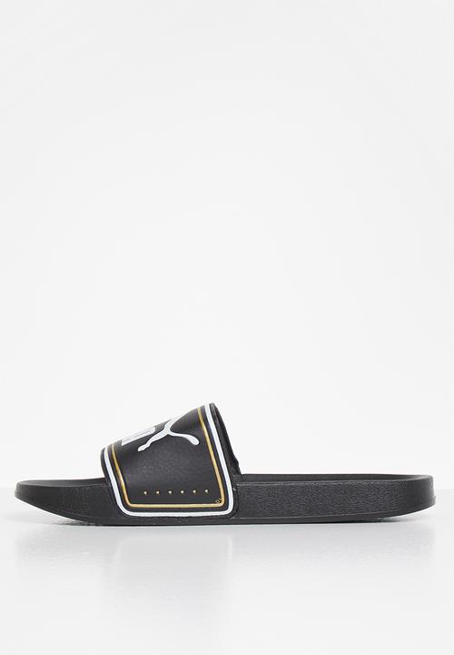PUMA - Leadcat slide - black/gold