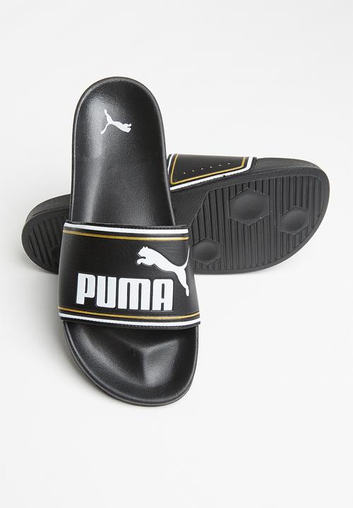 PUMA - Leadcat slide - black/gold