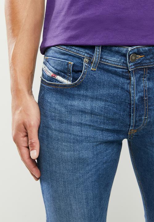 Diesel  - Sleenker-x trousers - blue