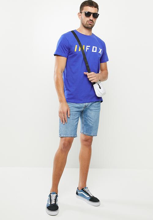 Fox - Down shift tee - blue