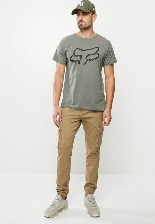 Fox - Grizzly tee - grey
