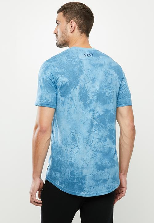 Under Armour - Ua project rock disrupt short sleeve tee - blue
