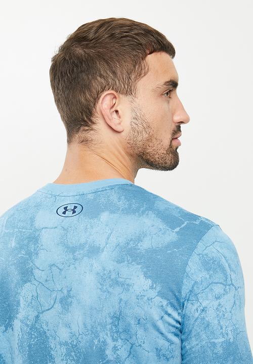Under Armour - Ua project rock disrupt short sleeve tee - blue