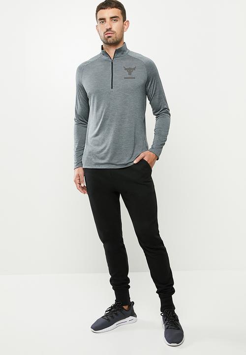 Under Armour - UA Project ROCK tech 1/2 zip top  - grey