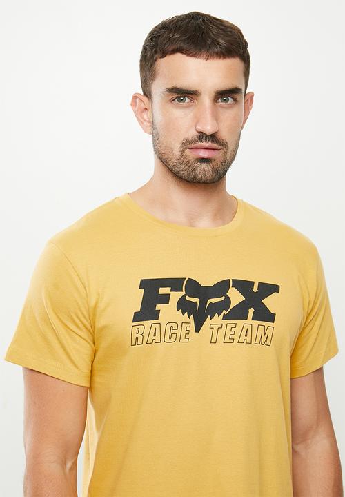 Fox - Race team v2 tee - yellow 