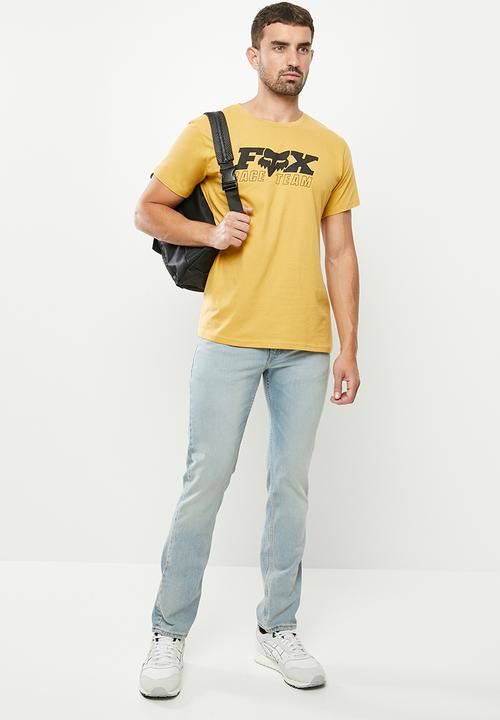 Fox - Race team v2 tee - yellow 