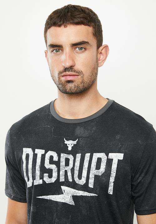 Under Armour - UA Project ROCK disrupt short sleeve tee - black