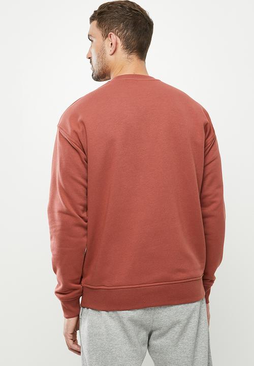 Under Armour - Ua rival fleece camo wm crew sweat - red