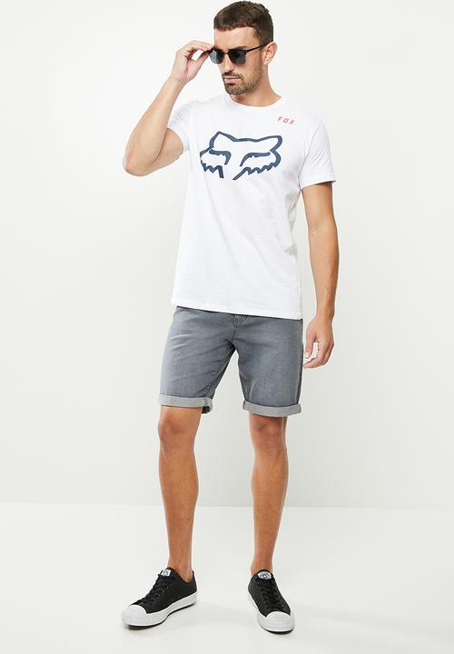 Fox - Grizzly tee - white