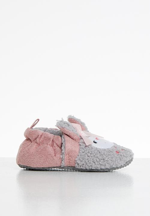 Pop Candy - Girls rabbit slip on - pink