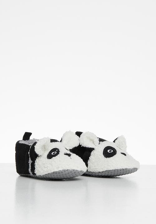 Pop Candy - Panda slip on - black & white