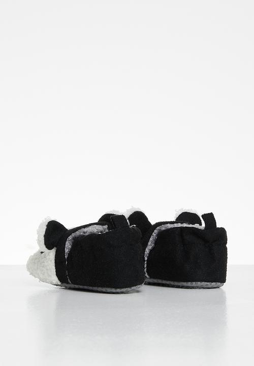Pop Candy - Panda slip on - black & white