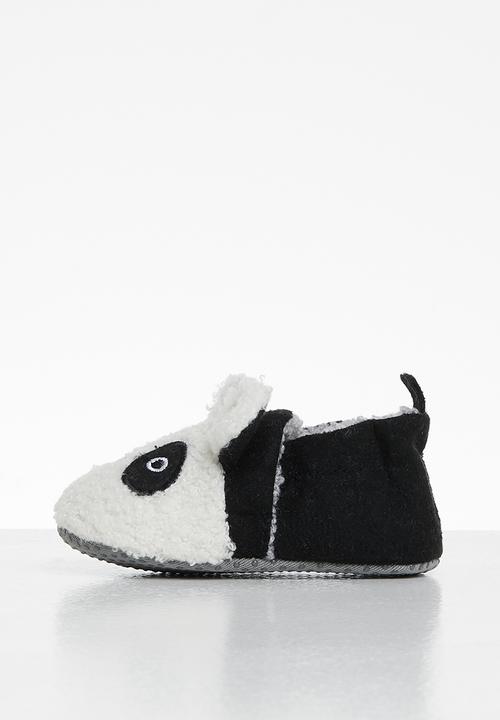 Pop Candy - Panda slip on - black & white