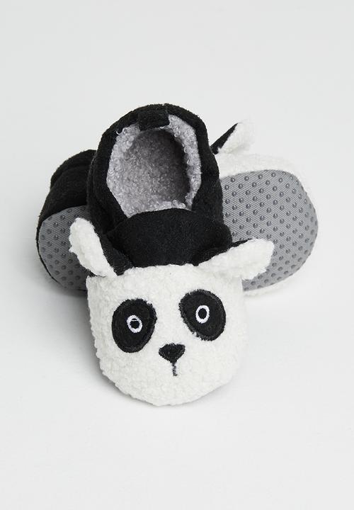 Pop Candy - Panda slip on - black & white