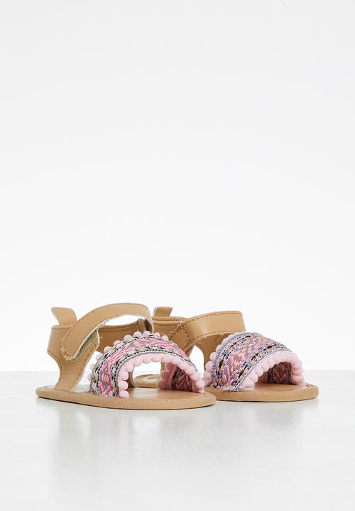 Pop Candy - Boho embroidered sandal - multi