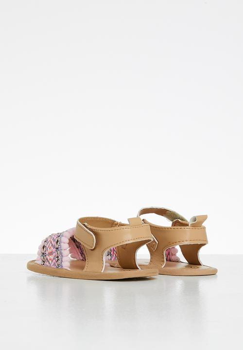Pop Candy - Boho embroidered sandal - multi