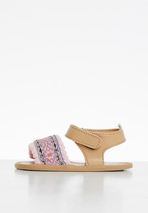 Pop Candy - Boho embroidered sandal - multi