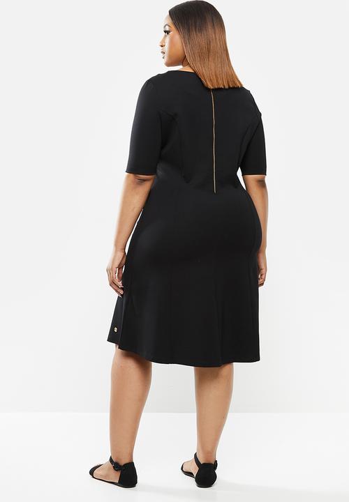 POLO - Plus Braxton ms business dress - black