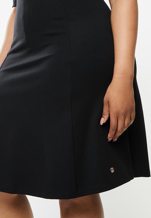POLO - Plus Braxton ms business dress - black
