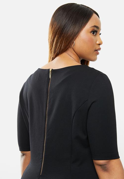POLO - Plus Braxton ms business dress - black