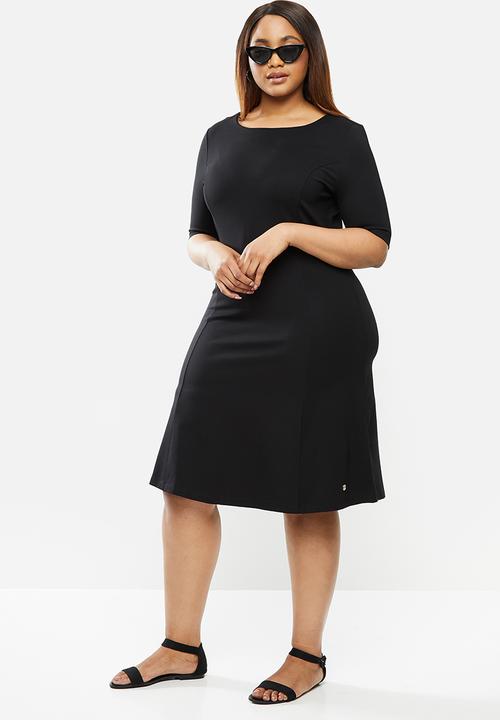 POLO - Plus Braxton ms business dress - black