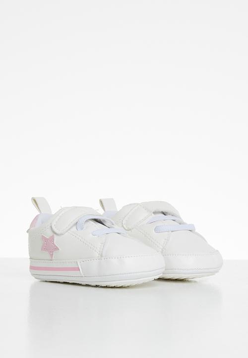 Pop Candy - Girls star sneaker - white & pink