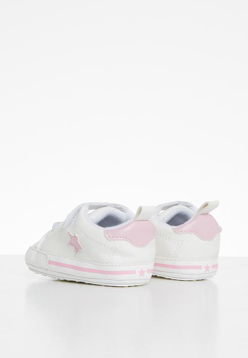 Pop Candy - Girls star sneaker - white & pink