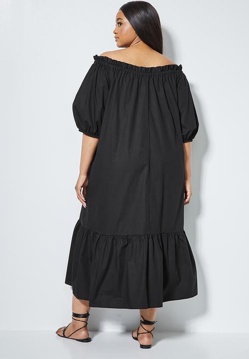 Superbalist - Off the shoulder maxi dress - black
