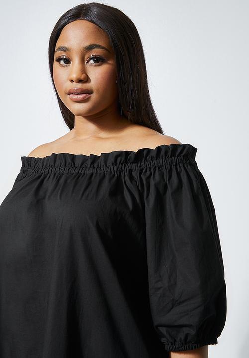 Superbalist - Off the shoulder maxi dress - black