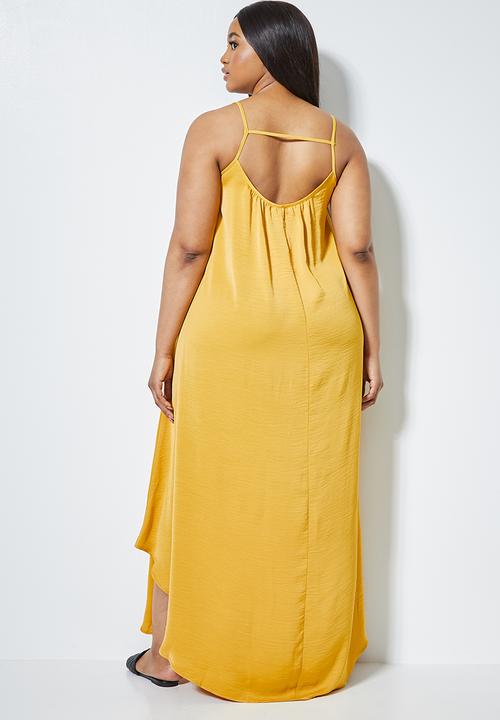 Superbalist - Back detail volume maxi  - yellow