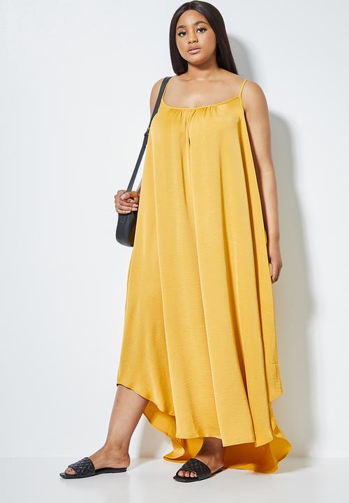 Superbalist - Back detail volume maxi  - yellow
