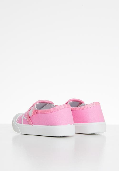 Pop Candy - Girls giraffe slip on - pink