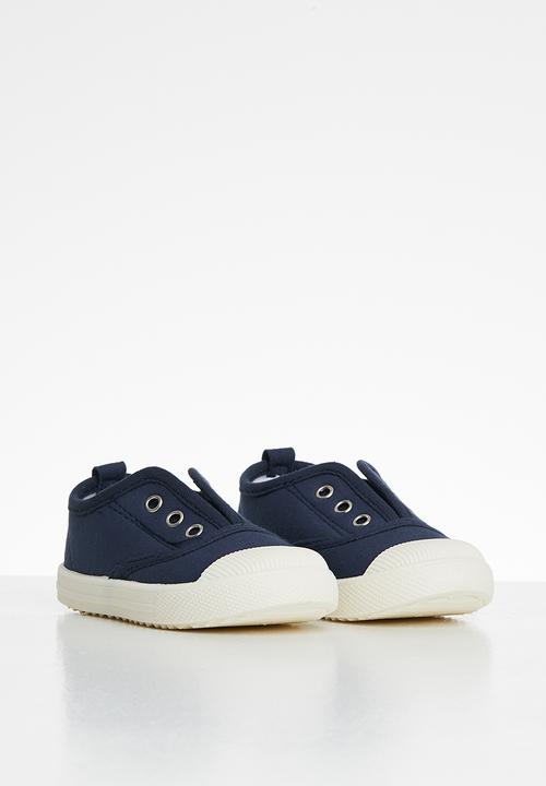 Pop Candy - Boys laceless sneaker - navy