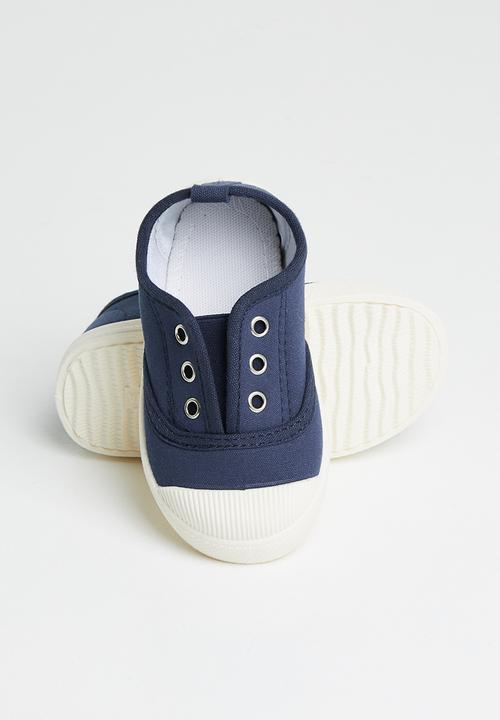 Pop Candy - Boys laceless sneaker - navy
