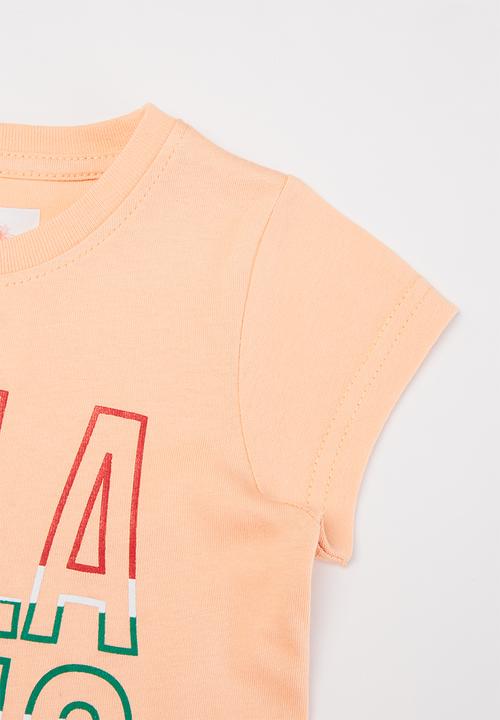 Billabong  - Legacy todds short sleeve tee - coral