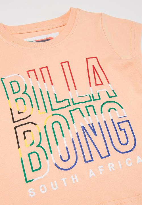 Billabong  - Legacy todds short sleeve tee - coral