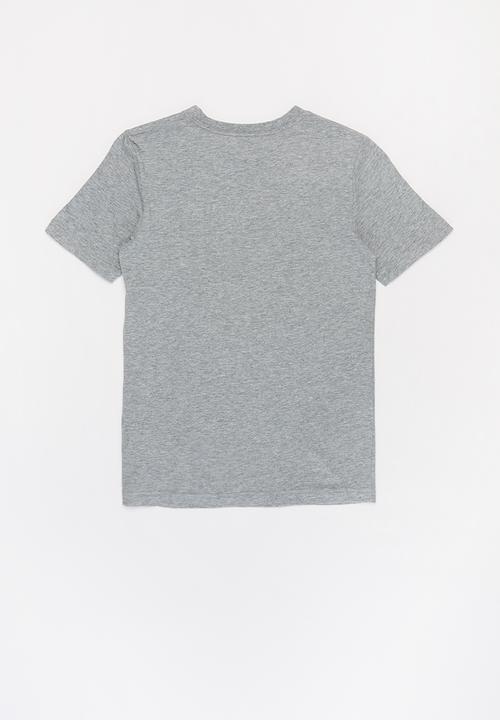 Converse - All star court t-shirt - dk grey heather