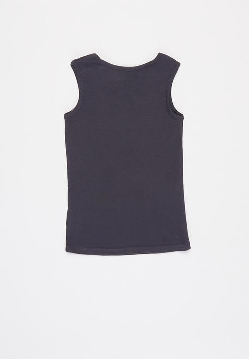 Cotton On - 2 Pack singlets - navy 