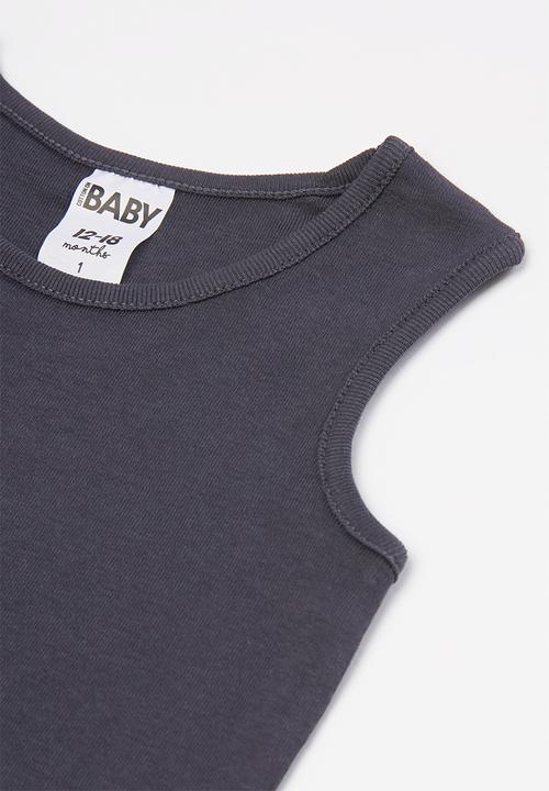 Cotton On - 2 Pack singlets - navy 