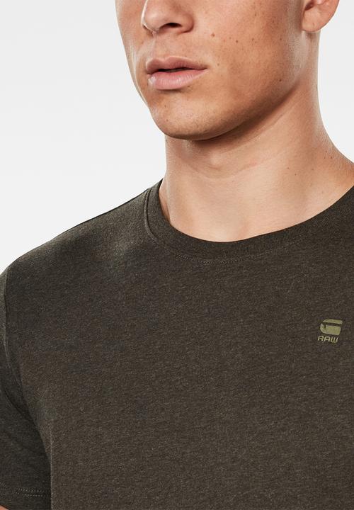 G-STAR - Base-s r t short sleeve - asfalt heather