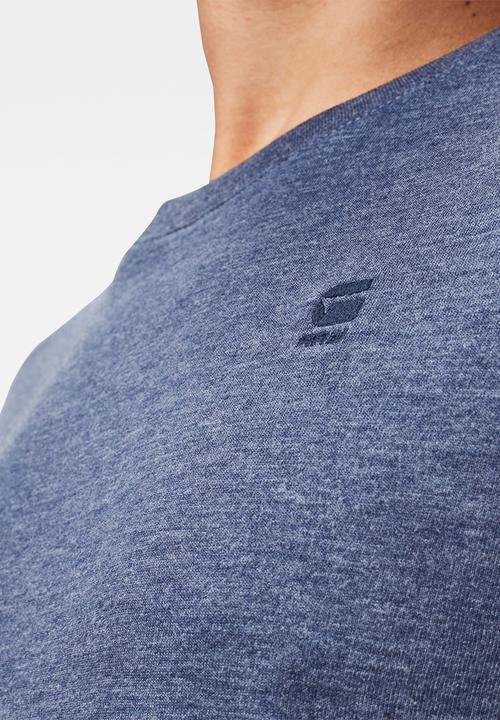 G-STAR - Base htr r short sleeve 2-pack tee - blue