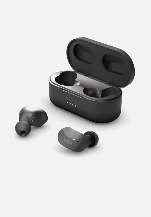 Fitbit - Fitbit sense black + belkin earbuds bundle