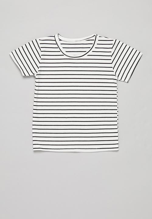 Pop Candy - Boys tee & dungaree set - blue