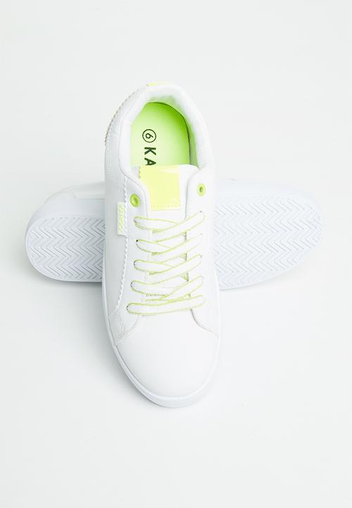 KANGOL - Tenief sneaker - white lime
