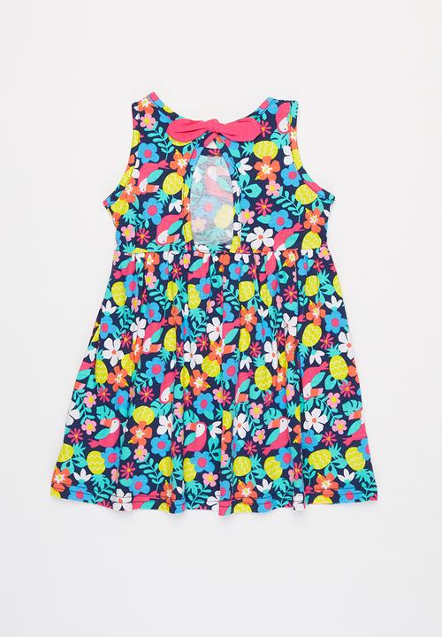 Pop Candy - Girls printed sleeveless dress - multi
