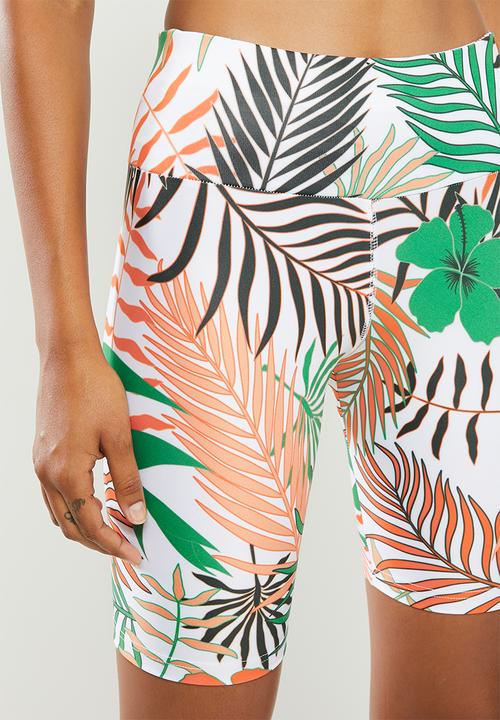 MOVEPRETTY - The zoe short tights - fern print