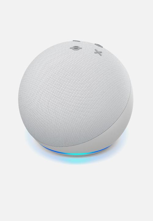 Amazon - Amazon Echo Dot 4th Generation Smart Speaker - Glacier White