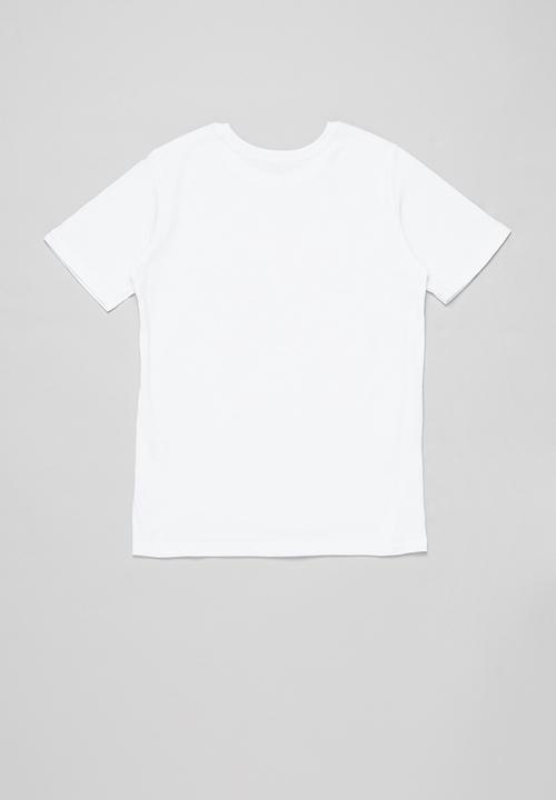 Pop Candy - Boys 2 pack printed tee - orange & white 