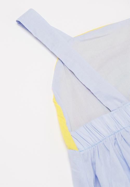 Pop Candy - Girls rainbow dress - blue